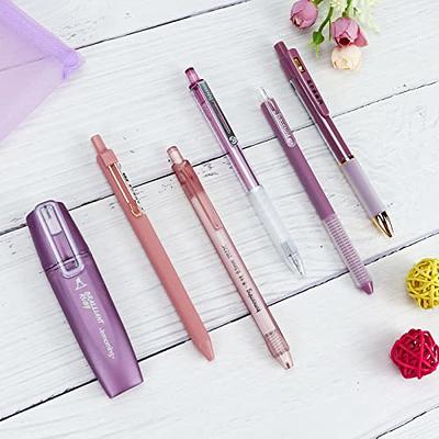 LINFANC Gel Pens 5pcs Cute Pens Medium Point 0.7mm Pen Black Ink Pens for  Journaling Aesthetic Pens Gel Pens School Supplies Black Pens Gel Ink Pen