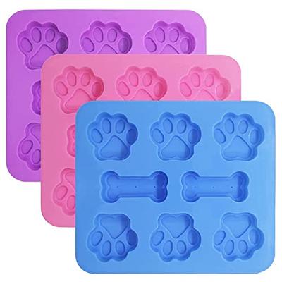 Webake Mini Round Silicone Molds, Semi Sphere Gummy Candy Molds, Baking Mat Cooking Sheet for Pets, Dog Treat Pan, Baking Mold Small Dot Cake