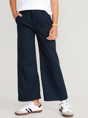 Girls Camel Mid Rise Wide Leg Cargo Trousers | New Look