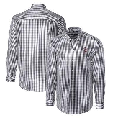 Lids Baltimore Orioles Cutter & Buck Big Tall Stretch Oxford Striped Long  Sleeve Button-Down Shirt - Charcoal