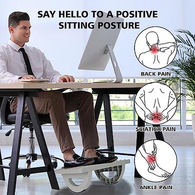 CloudBliss Foot Rest for Under Desk at Work,Office Desk Accessories with  Memory Foam and Washable Removable Cover, Foot Stool for Office, Car, Home  to Foot Support and Relax Ankles, Blue - Yahoo