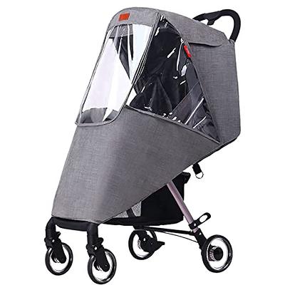 Universal Stroller Accessory Clear Weather Shield Windproof/Waterproof Baby Stroller  Rain Cover Protect From Dust/Snow with Transparent Plastic Protective Sheet  - China Stroller Rain Cover and Rain Cover price