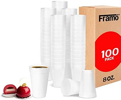 PAMI 5oz Clear Plastic Cups [Pack of 100] - Disposable Drinking Glasses  Bulk - BPA-Free Party Cups For Iced Tea, Smoothies, Jello, Punch, Cocktails  & Cold Drinks- Throw-Away Mouthwash, Bathroom Cups 