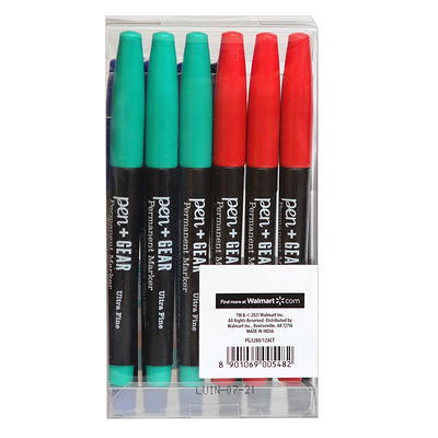 Pen+Gear Permanent Markers, Fine PM100, Assorted Colors, 12 Count - Yahoo  Shopping