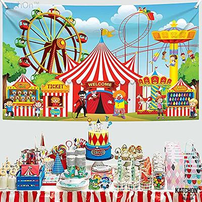 XtraLarge, Carnival Backdrop for Carnival Decorations - 72x44 Inch, Circus  Theme Party Decorations, Carnival Banner, Carnival Theme Party Decorations, Circus Theme Party Decorations