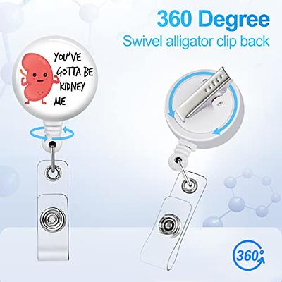Plifal Nurse Badge Reels Holder Retractable with ID Clip for Name Tag Card  Funny Kidney Design Urologist Nursing Doctor Medical Student Work Office  Alligator Clip - Yahoo Shopping