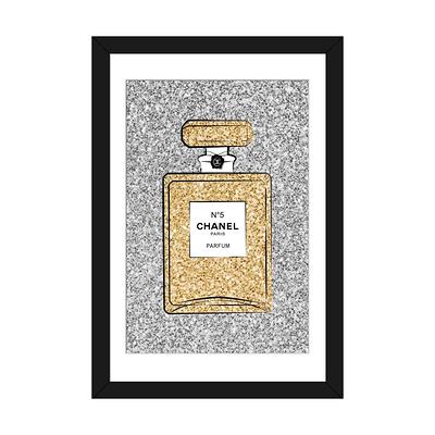 chanel glitter canvas picture