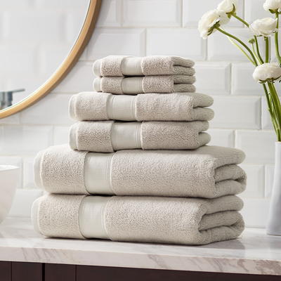 Hotel Style Egyptian Cotton Bath Towel, Arctic White