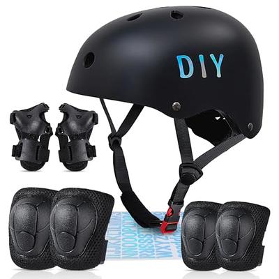 Gift 7PCS/Set Elbow Knee Pads Helmet Wristguard Bicycle Cycling