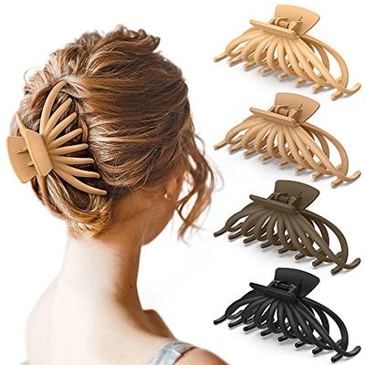 6 PCS Fancy Hair Clips for Women,Bird Nest Magic Hair Clips for Thick/Thin  Hair ,Handmade Rhinestone Sparkly Hair Accessories for Girls Women,Hair