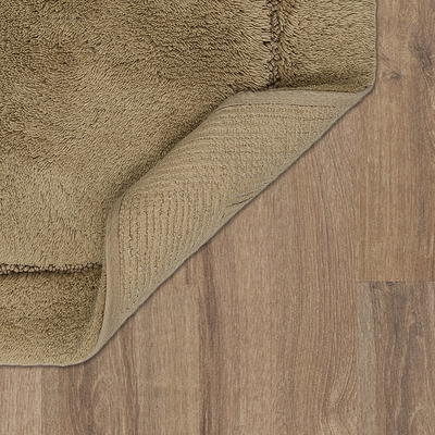 Mainstays Cushioned Foam Bathtub Mat, Taupe, 17 in x 36 in 