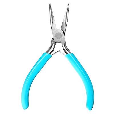 Needle Nose Pliers 4.5 Inch Jewelry Pliers Super Precision Jewelry Making  Tools Comfort Grip Handle Craft Pliers for Jewelry Repair Wire Bending  Gripping (Blue) - Yahoo Shopping