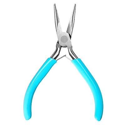 stedi 4.9-Inch Needle Nose Pliers for Jewelry Making, Mini Pliers, Chain Nose  Pliers with Precision Non-Serrated Jaws and TPR Comfortable Handle for  Jewelry Repair, Wire Bending, Gripping (Pink) - Yahoo Shopping