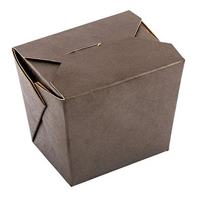 64oz White Folded Take out Paper Box, Disposable Paper Togo