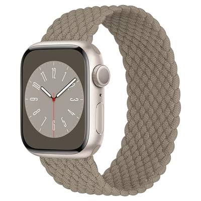 Sport Braided Silicone Strap For Apple Watch Band 44mm 40mm 45mm 49mm 41mm  38mm Breathable bracelet