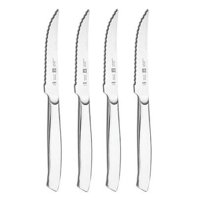 Zwilling J.A. Henckels 4-Pc. Stainless Steel Serrated Mignon Steak Knife Set  - Macy's