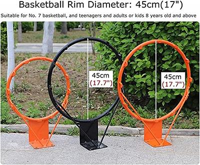 Gymax 18'' Basketball Ring Hoop Net Outdoor Hanging Basket