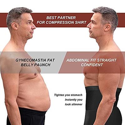 Mens High Waist Slimming Shapewear Tummy Control Compression Shorts Body  Shaper