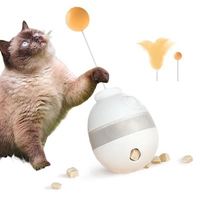 Cat Treat Puzzle, Cat Treat Dispenser Toy Cat Treat Toy, Tumbler  Interactive Ball Cat Puzzle Feeder, Cat Food Puzzle Cat Food Ball Cat  Snacks