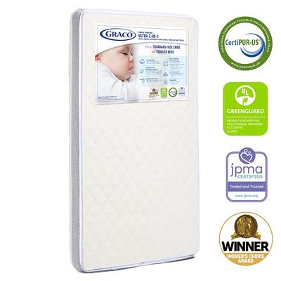 BABELIO Premium Memory Foam Crib Mattresses, 2-Stage, Cool Gel, with  Waterproof Lining & Removable Mattress Cover, for Standard Crib & Toddler  Bed