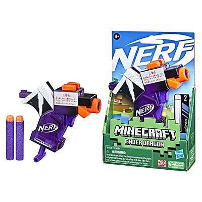 Nerf Minecraft Ender Dragon Blaster and 12 Nerf Elite Foam Darts