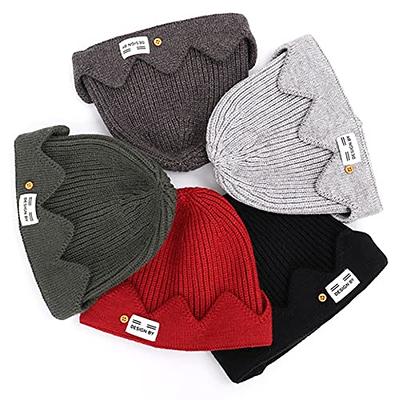 Fuzzy Hats Women Knitted Wool Hat Warm Sports Crown Knitted Melon Hat  Woolen Hat Hats Women Set (B, One Size) - Yahoo Shopping