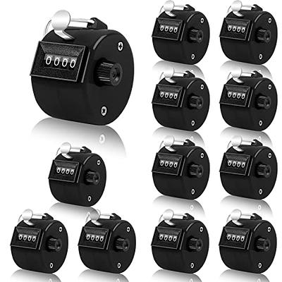 6 PCS Hand Counter 4 Digit Mechanical Palm Click Counter Assorted