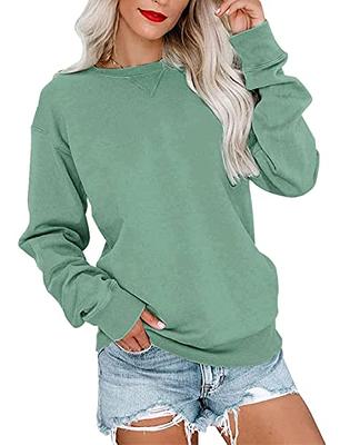 PGANDS Women's Long Sleeve Quarter Zip Sweatshirt Casual Loose Lapel  Sweater Trendy Lightweight Pullover Tops at  Women's Clothing store