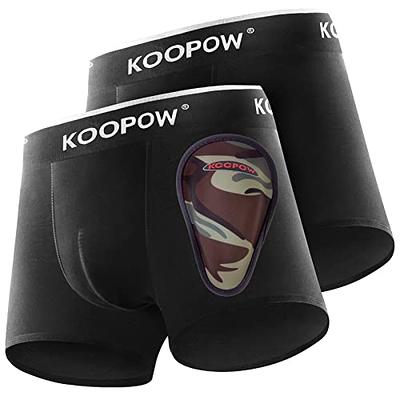 Youper Boys Compression Brief with Soft Protective Athletic Cup, Youth  Underwear for Baseball, Football, Hockey, Lacrosse