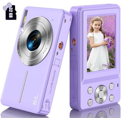 Digital Camera,Kids Camera with 32GB Card FHD 1080P 44MP Vlogging
