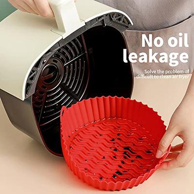 2pcs Silicone Baking Mat For Air Fryer, Including 2 Heat Resistant Gloves,  Reusable Silicone Air Fryer Liners, Rectangle Air Fryer & Oven Basket  Accessories, Compatible With 8 Qt Air Fryer