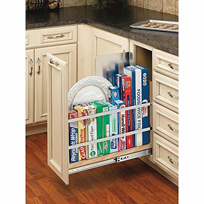 Rev-A-Shelf 5 in. Kitchen Pull Out Tray Divider Cabinet Organizer  447-BCSC-5C - The Home Depot