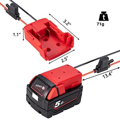  Power Wheel Adapter with Fuse&Switch,Secure Battery Adapter for  Black+Decker 20V MAX Lithium Battery,with 12 Gauge Wire, Good Power  Convertor for DIY Ride On Truck,Robotics, RC Toys&Work Lights,2 Pack :  Tools 