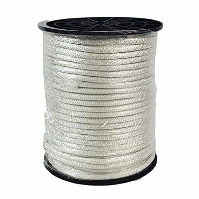 1/8 inch White Dacron Polyester Rope - 500 Foot Spool