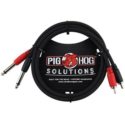 Pig Hog Solutions - 6 Y Cable, XLR(F)-Dual XLR(M)