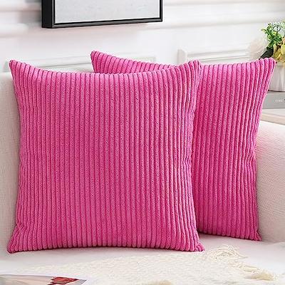 MIULEE Pack of 4 18x18 Outdoor Pillow Inserts, Water-Resistant Throw Pillow  Inserts Decorative Premium Square Pillow Stuffer Sham for Porch Swing