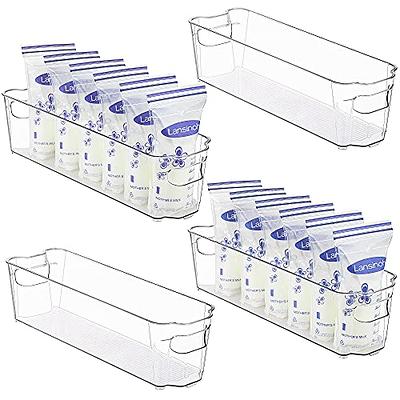 Kitchen High Quality 4-piece Narrow Clear Pantry Organizer Fridge Container  Refrigerator Plastic Food Storage Bins - Buy Kitchen High Quality 4-piece  Narrow Clear Pantry Organizer Fridge Container Refrigerator Plastic Food Storage  Bins