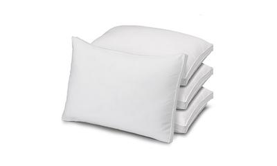 Bed Pillow Set of 4 Pack Standard Size Basic Sleeping Pillows Inserts  Medium Soft/Firm Supportive for Side Back Stomach Sleeper 20x26in