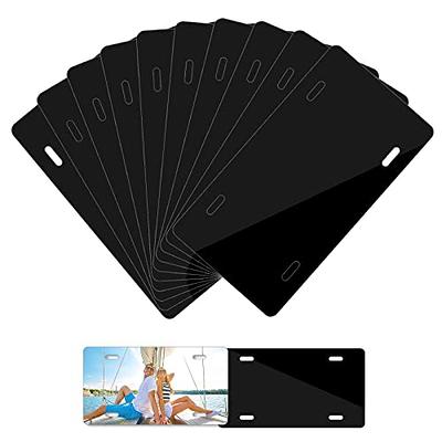 10 Pack of Sublimation License Plate Blanks 6x12 inch, Thickness