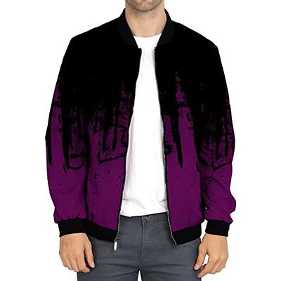 GIANTHONG Jackets for Men Mens Long Sleeve Pullover Black Blazer