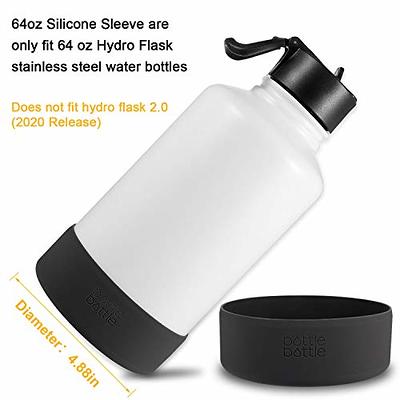 Protective Silicone Bottle Boot/Sleeve Hydro Vacuum Flask Compatible, BPA  Free Anti-Slip Bottom Cover Cap Stainless Steel Water Bottle, Dishwasher  Safe (Teal, 32 and 40 oz) 