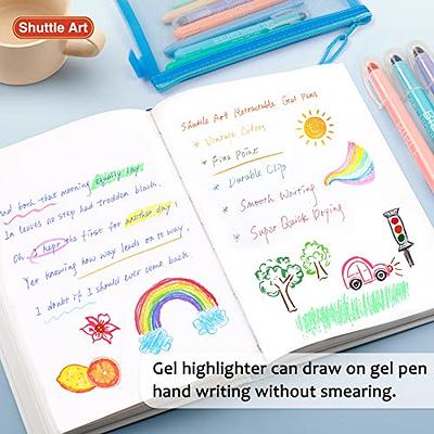 Shuttle Art Bible Highlighters and Pens No Bleed, 22 Pack Bible Journaling  Kit, 12 Colors Gel Highlighters and 10 Colors Ballpoint Pens with a storage  bag, Bible Markers No Bleed Through - Yahoo Shopping