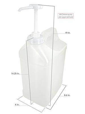 5 Gallon Bucket Pump Dispenser (Gray) - WebstaurantStore