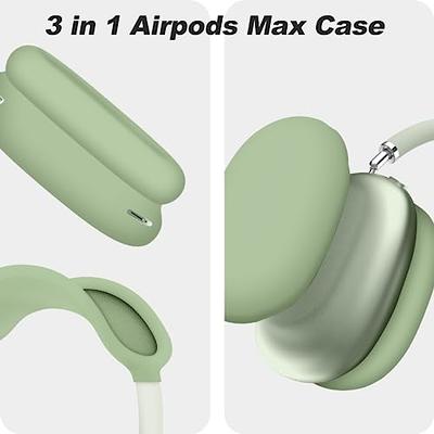 Woocon 4 Set Soft Silicone Case for AirPods Max Headhones, New Sweat Proof  EarPad Cover/Ear Cover/Headband Cover/Headband Cushion Protector  Accessories Design Unisex for Apple AirPods Max-Blue - Yahoo Shopping