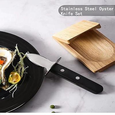  Oyster Shucking Knife, Oyster Knife Oyster Shucker 2 Pcs  Shucking Knife and 1 Pair Oyster Gloves Shucking Cut Resistant Glove Knife Glove  Oyster Shucking Kit Seafood Opener : Home & Kitchen