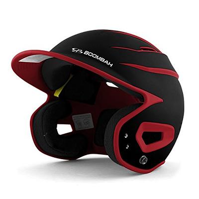 Boombah DEFCON Batting Helmet Sleek Profile Black/Red - Size Junior 6 1/4"  - 7" - Yahoo Shopping