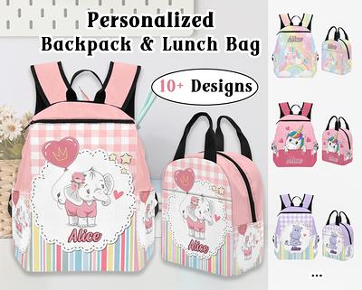  Custom Kids Lunch Bag Personalized Lunch Box for Girls