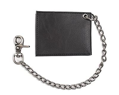 Dickies Men's Trifold Chain Wallet Black