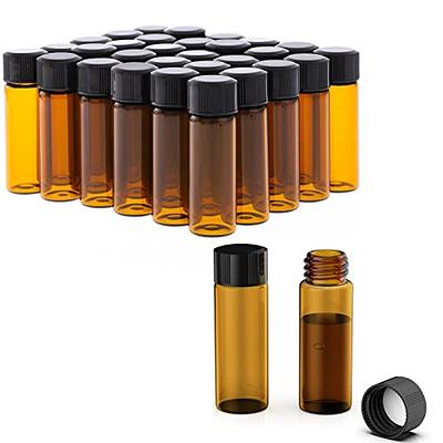 Csfglassbottles 16pcs 25ml Clear Small Glass Vials with White Screwcap  Liquid Sampling Sample Glass Bottles for Chemistry Lab Chemicals - Yahoo  Shopping