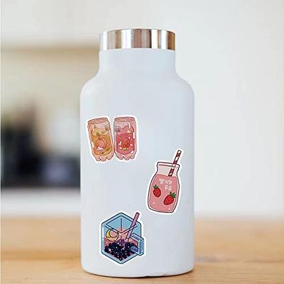 Tuqiso Cute Pink Stickers for Water Bottles HydroFlask, 50 Pack/PCS  Waterproof Vinyl Aesthetic Vsco Stickers Laptop Skateboard Luggage Computer